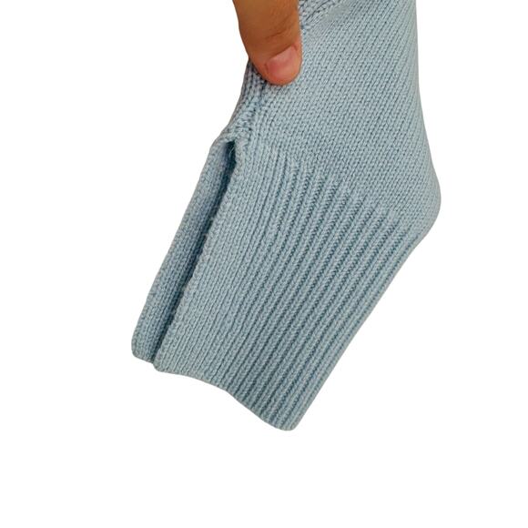 Sies Marjan Sweater Mens Size X Small Lt Blue Wool Casmere Boxy Cozy Fall - Picture 4 of 8